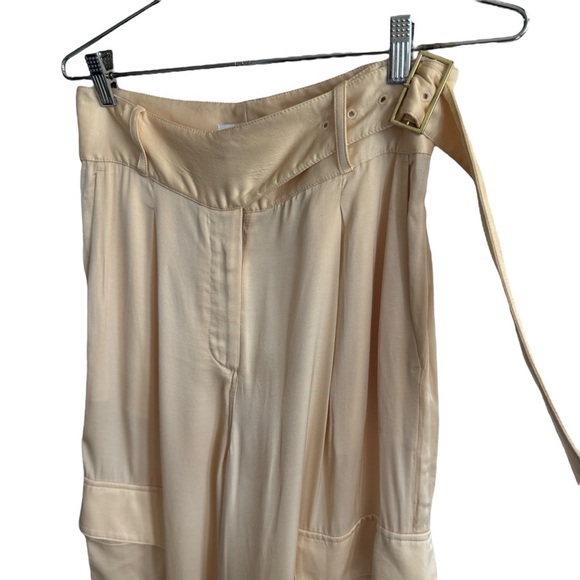 L'Academie Mel Belted Cargo Pants, Nude, Size S - Picture 7 of 11